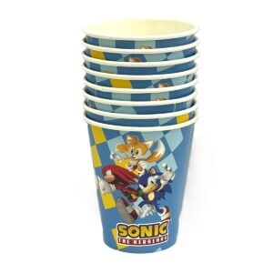 8 כוסות נייר סוניק