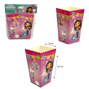 גבי 4 קופסאות פופקורן